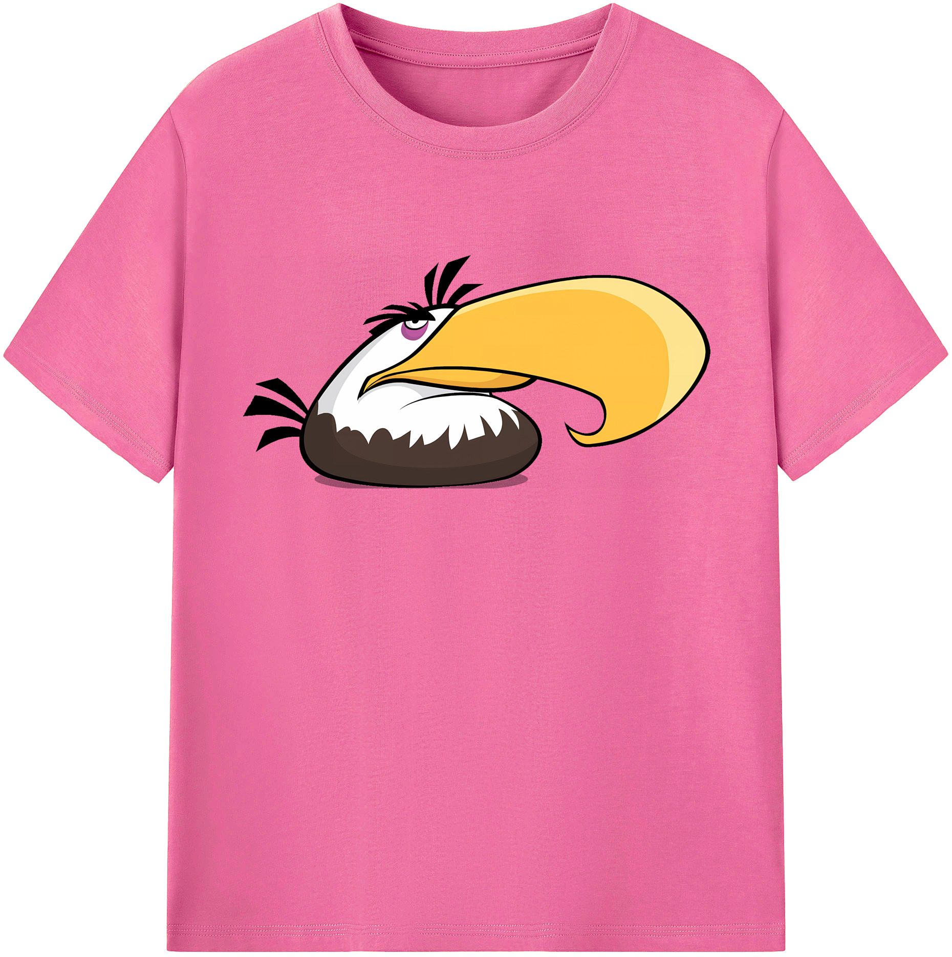 （画像用） Angry Birds アングリーバード レディースカジュアルプリントTシャツ（綿100％）